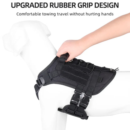 Ultimate Tactical Dog Harness: All-in-One No-Pull, Escape-Proof & Emotional Support Solution