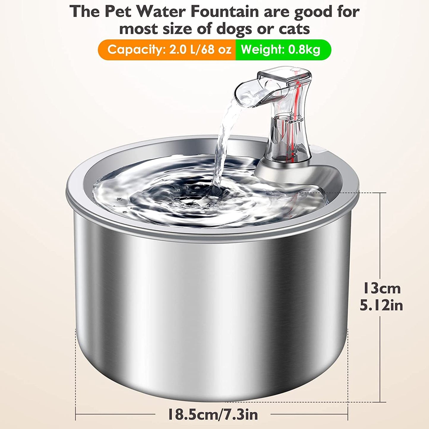 Smart Stainless Steel Water Fountain