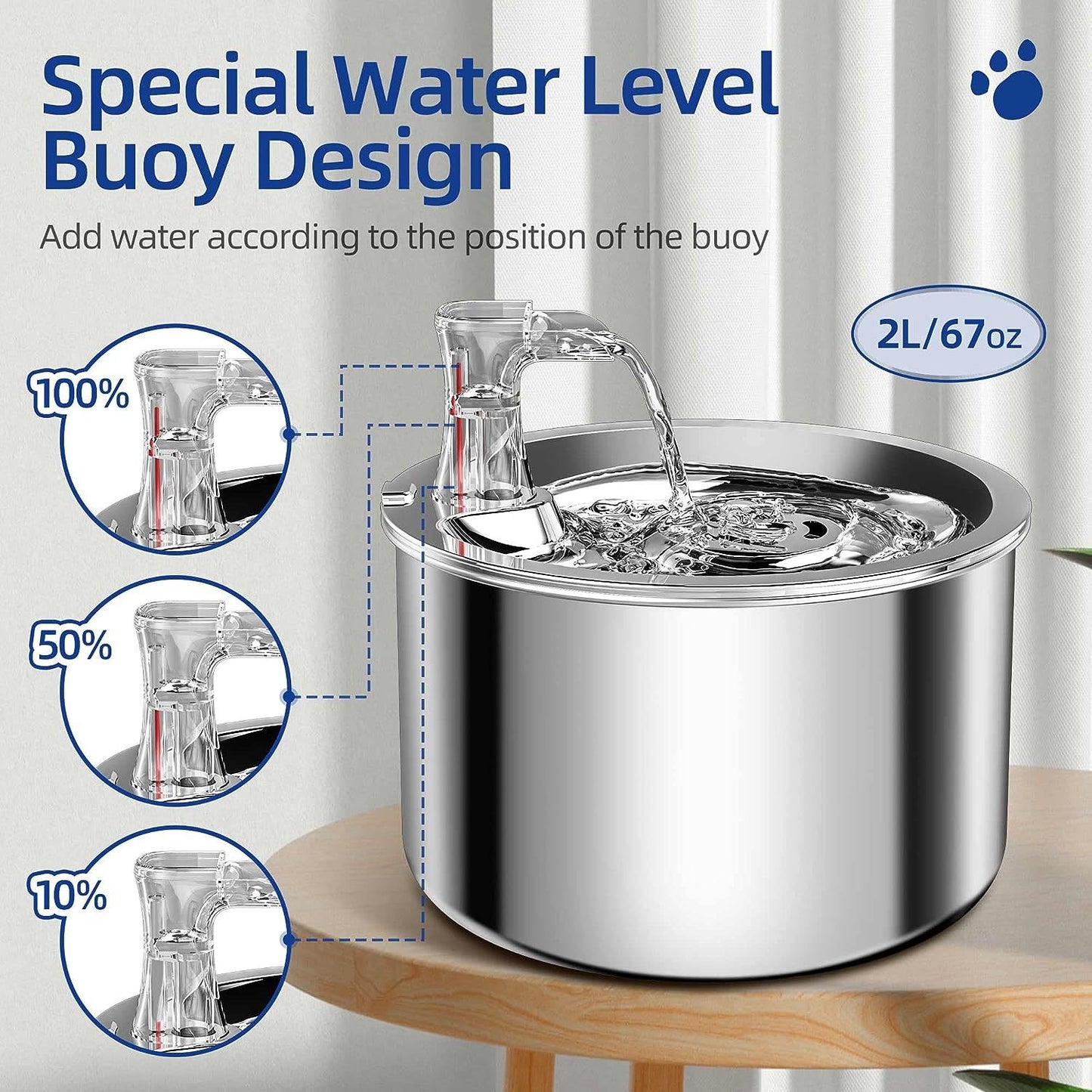Smart Stainless Steel Water Fountain