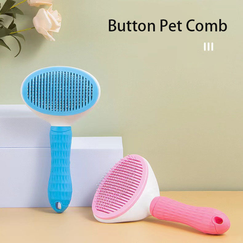 Button Pet Comb for Cats & Dogs