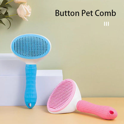Button Pet Comb for Cats & Dogs