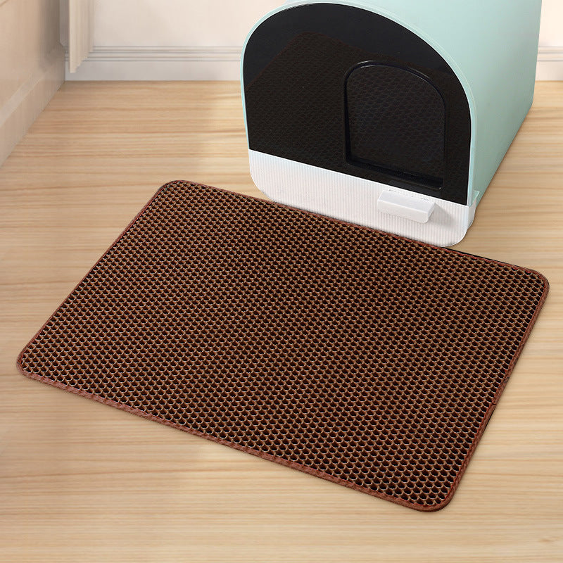 Honeycomb Cat Litter Mat - Mess - Free Litter Trapper