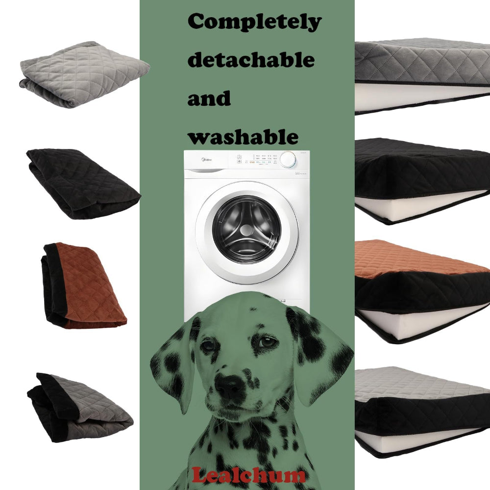 Detachable and washable pet car seat covers in multiple colors, shown with a washing machine – a convenient solution to eliminate cleaning stress, allowing you to keep your pet’s car seat fresh and hygienic with easy removal and washing.