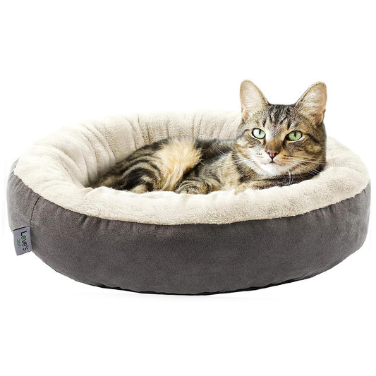 Cozy Pet Bed for Dogs and Cats - Comfortable and Soft Sleeping Pet Round Nets