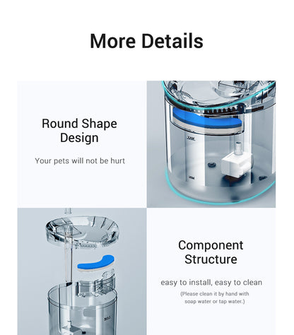 Pet Dispenser Fountain Solve Dehydration Worries for Dogs & Cats
