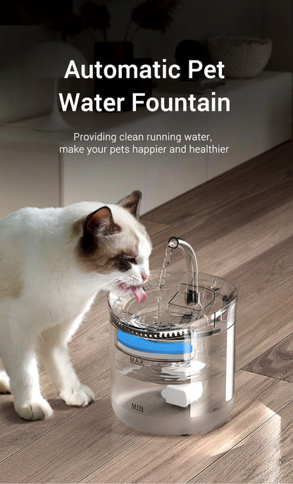 Pet Dispenser Fountain Solve Dehydration Worries for Dogs & Cats