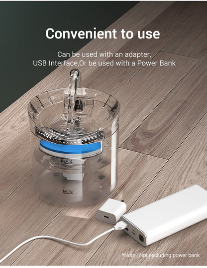 Pet Dispenser Fountain Solve Dehydration Worries for Dogs & Cats