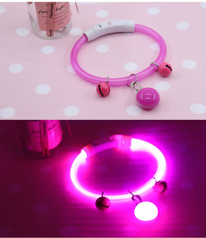 Rechargeable LED Reflective Dog Collar