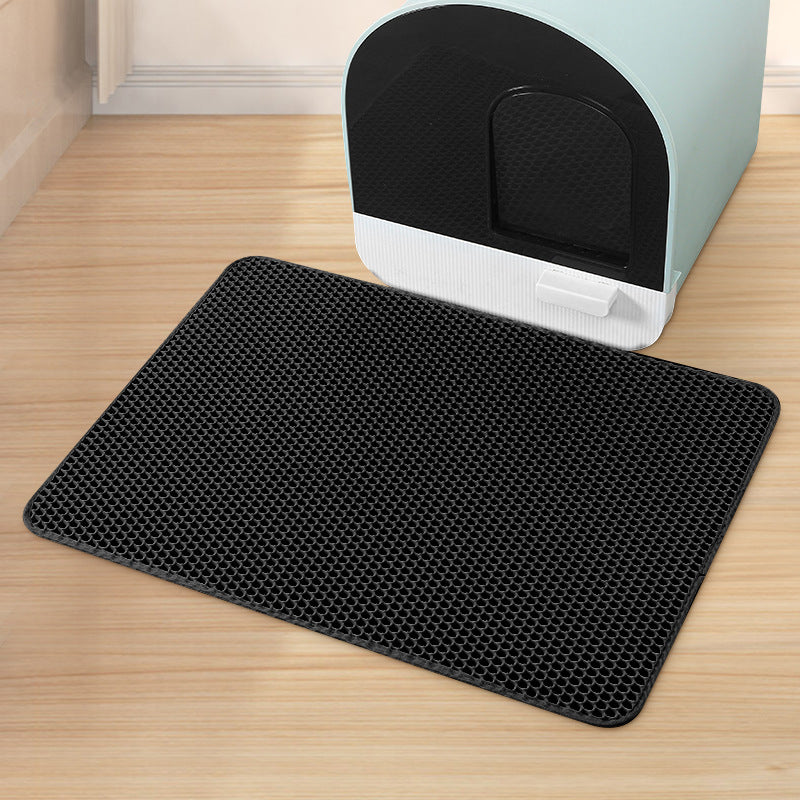 Honeycomb Cat Litter Mat - Mess - Free Litter Trapper