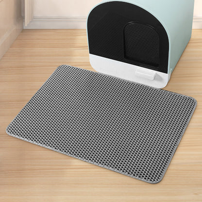 Honeycomb Cat Litter Mat - Mess - Free Litter Trapper