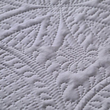 Close-up of premium quilted pet mat fabric showing intricate stitching, soft texture, and breathable design, highlighting durability and comfort for year-round use
